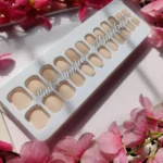 Peach Nude Matte Short Square Press On Nails (set Of 24 Nails)