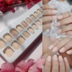 Peach Nude Matte Short Square Press On Nails (Set Of 24 Nails)