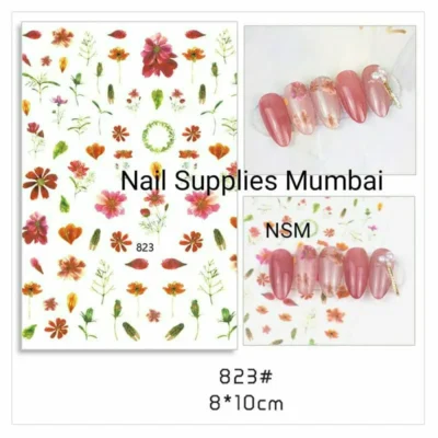 LV Brand Nail Art Sticker Sheets (MG200508-02) - Nail Supplies Mumbai