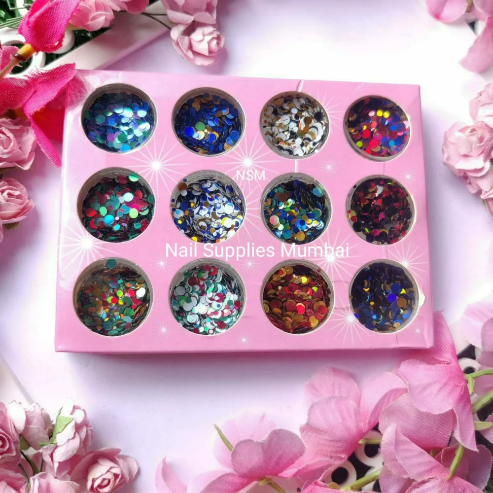 Confetti Nail Art Mylars Box