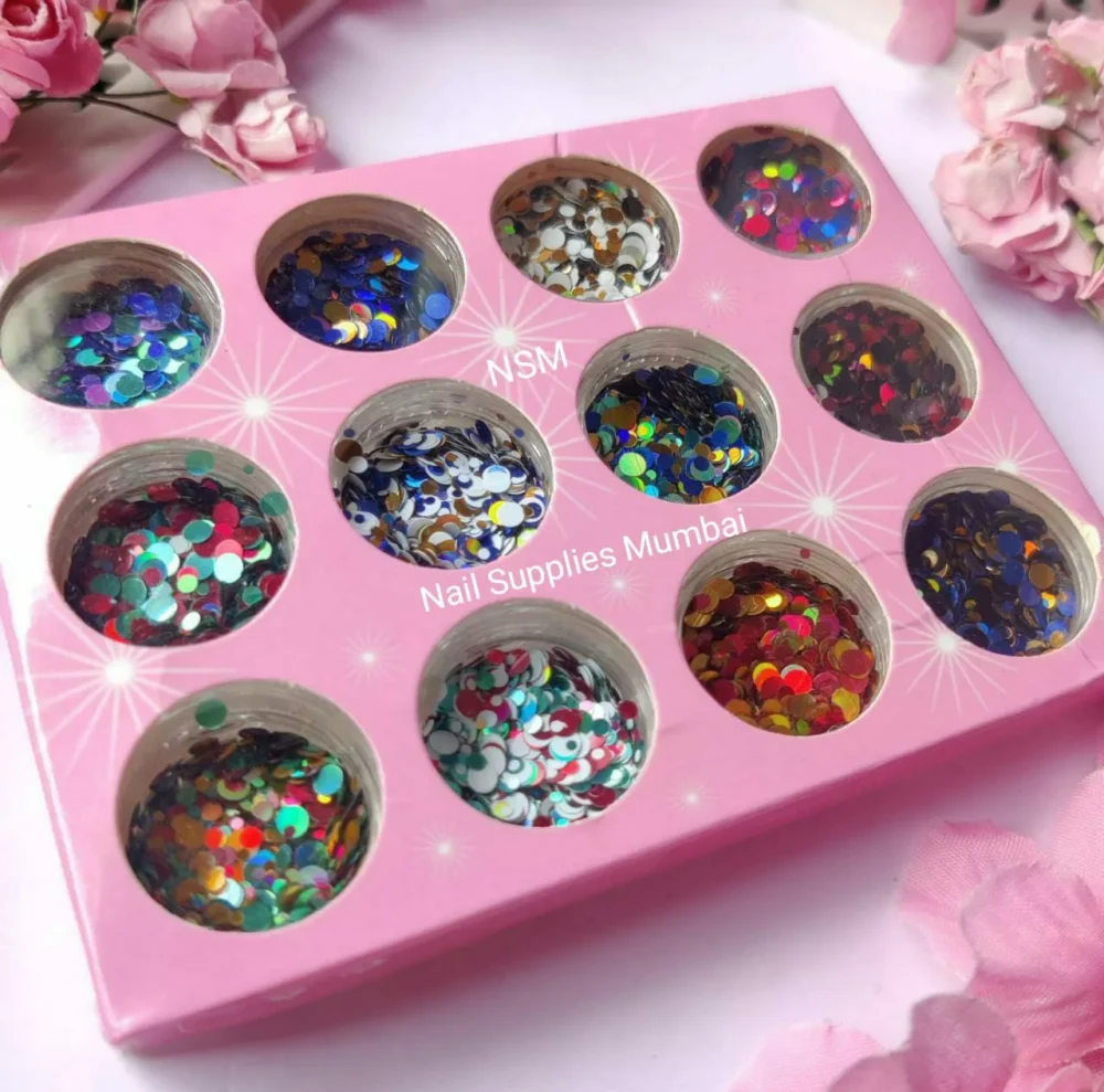 Confetti Nail Art Mylars Box