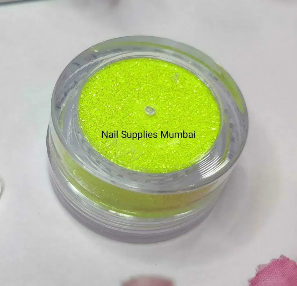 Neon Yellow Dry Glitter Powder