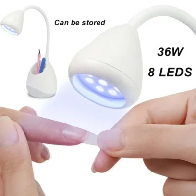 36w Adjustable Head Nail Art Desk Uv Lamp