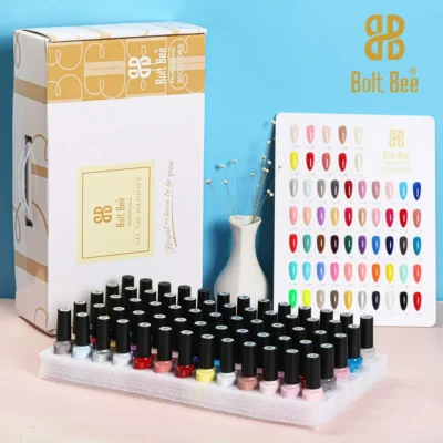 Bolt Bee Gel Polish Set (set Of 60+5 Pieces)