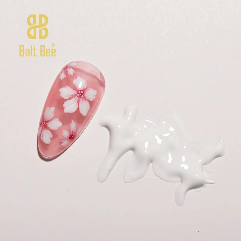 Bolt Bee White Painting Gel / Stamping Gel