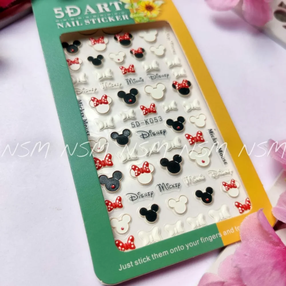 Mickey And Minnie 5d Stickers Sheet