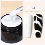 Born Pretty White Painting Gel Pot (5ml)