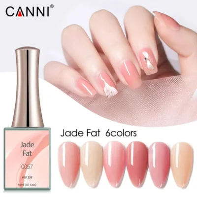 Canni Jade Fat Gel Nail Polish Set Of 6 Colors