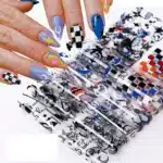Abstract Print Transfer Foil Without Box (Set Of 10)