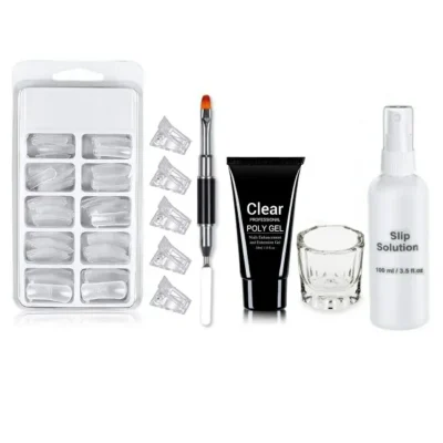 Assorted Brand Poly Gel Kit - Clear