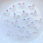 Aurora Butterfly Nail Charms Model No. #09 (pack Of 10 Pcs)
