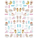 Baby Shower Sticker Sheets