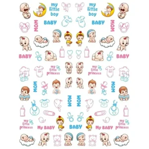 Baby Shower Sticker Sheets