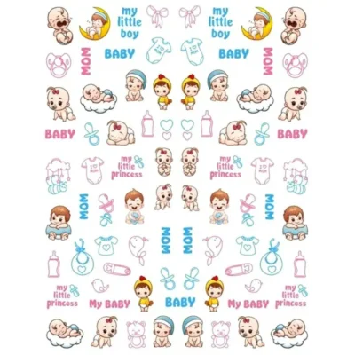 Baby Shower Sticker Sheets