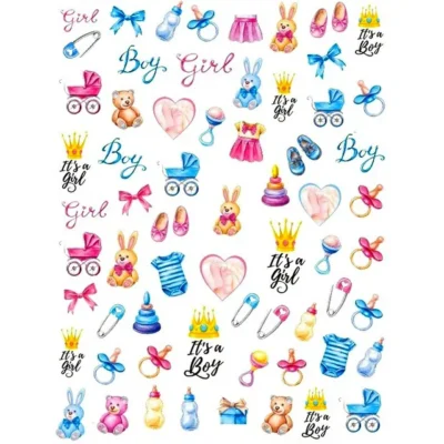 Baby Shower Sticker Sheets