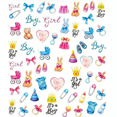 Baby Shower Sticker Sheets