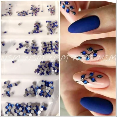 Blue Rhinestone Sheets