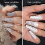 Bolt Bee Silver Reflective Glitter Gel Polish (15ml)