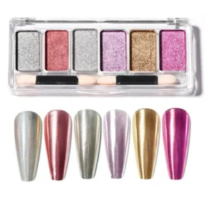 Born Pretty 6 In 1 Chrome Palette