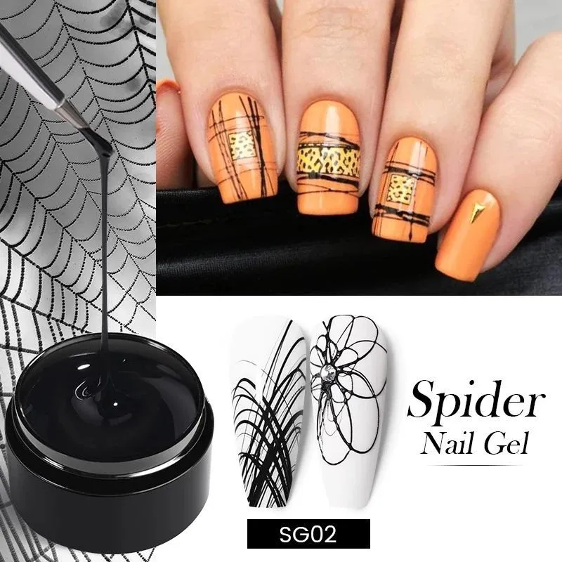 Halloween spider nails | Scary halloween nails design, Black halloween nails,  Halloween nail designs