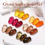 Born Pretty Crystal Amber Series Gel Polish (Set Of 6 Colors 10ml)