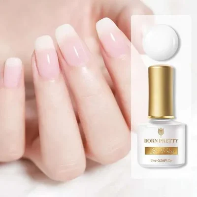 Born Pretty Milky Jelly White Gel Polish (7ml)