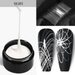 Born Pretty White Spider Nail Gel Sg01 (5gm)