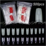 C - Cut Nail Extension Tips (Pack Of 500 Pieces)