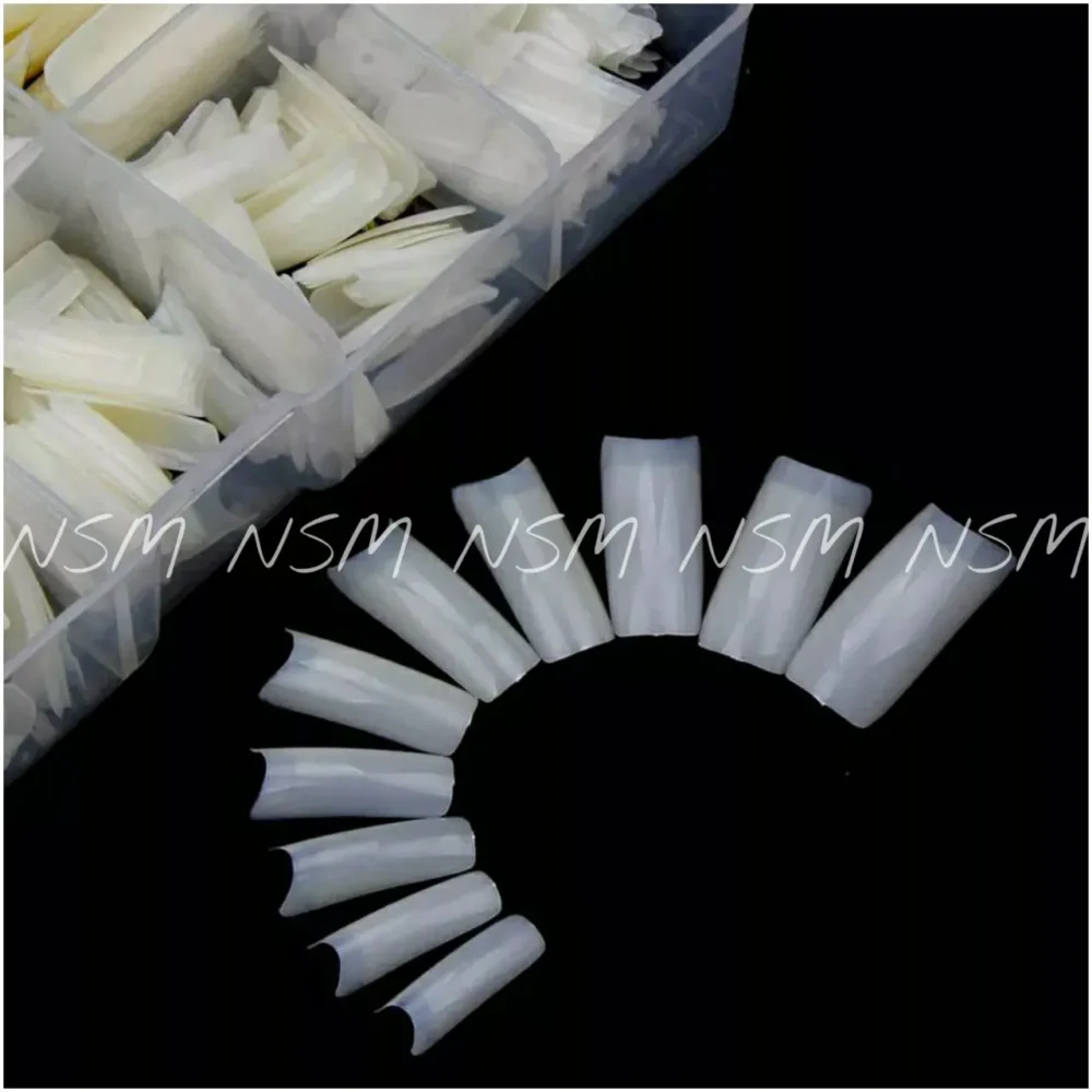 C - Cut Nail Extension Tips (pack Of 500 Pieces)