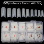 C - Cut Nail Extension Tips (Pack Of 500 Pcs)