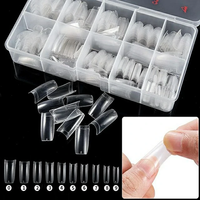 C - Cut Nail Extension Tips (Pack Of 500 Pcs) C - Cut Nail Extension Tips (Pack Of 500 Pcs)