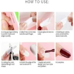 C - Cut Nail Extension Tips (Pack Of 500 Pcs)