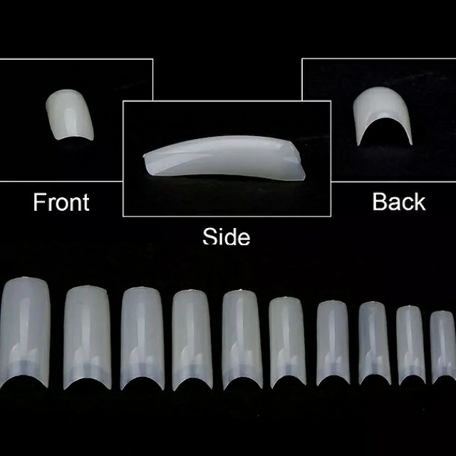 C - Cut Nail Extension Tips (Pack Of 500 Pcs) C - Cut Nail Extension Tips (Pack Of 500 Pcs)