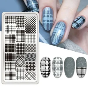 Checks Print Stamping Plate