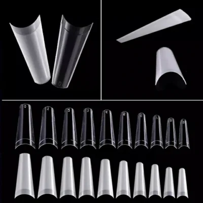 Coffin Shaped Fake Nail Tips (Pack Of 500 Pc)