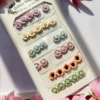 Daisy Flower Nail Charms