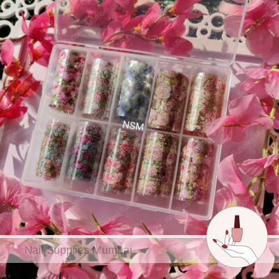 Floral Print Transfer Foil Box