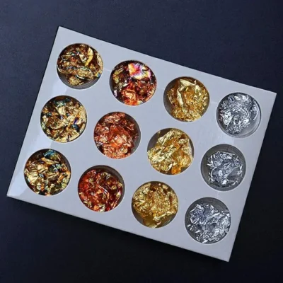 Foil Flakes Box (set Of 12)
