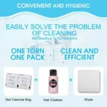 Gel Polish Remover Wipes/ Press On Swabs (box Of 200)