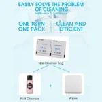 Gel Polish Remover Wipes/ Press On Swabs (box Of 200)