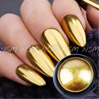 Gold Metallic Mirror Chrome Powder