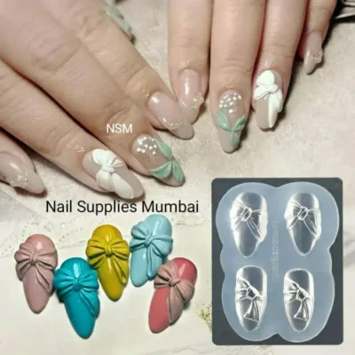 Bow Nail Art Silicone Mold