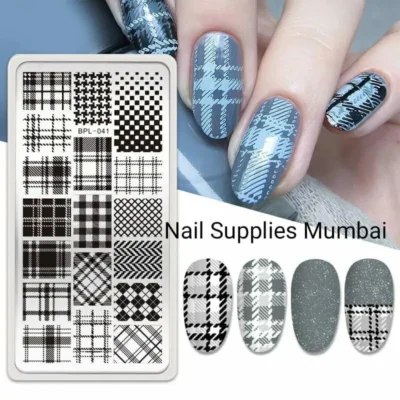 Checks Print Stamping Plate