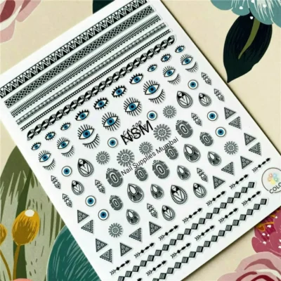 LV Brand Nail Art Sticker Sheets (MG200508-02) - Nail Supplies Mumbai