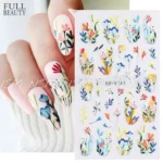 Multicolor Floral 5d Sticker Sheets