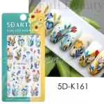 Multicolor Floral 5d Sticker Sheets