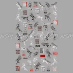 Swirls And Abstract Design Sticker Sheets