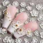 White Flowers 5d Sticker Sheets