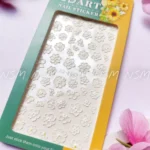 White Flowers 5d Sticker Sheets