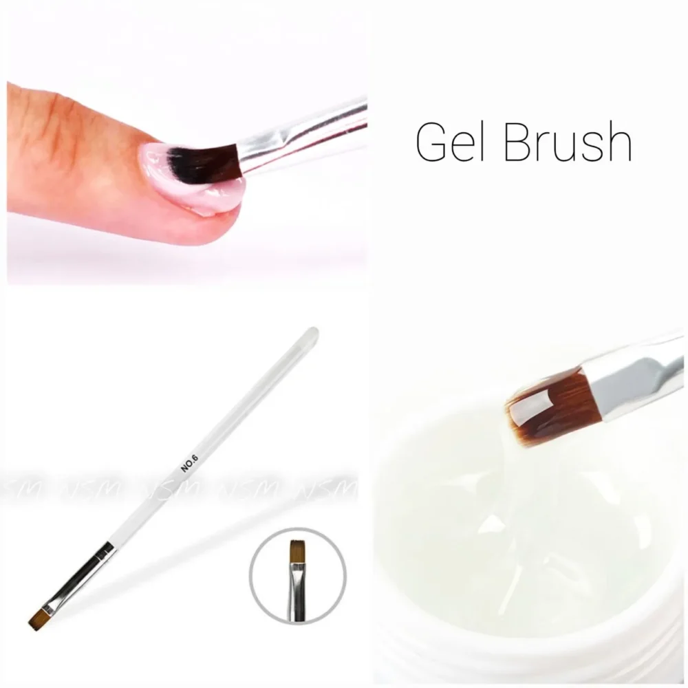 Flat Gel Brush (no. 6)